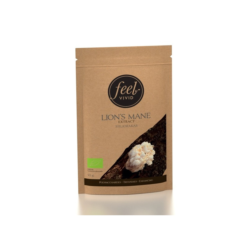 Lion's mane-uutejauhe Luomu 50 g Lion's mane-uutejauhe Luomu 50 g