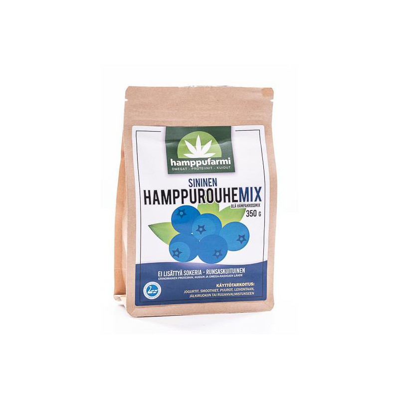 Blå hampagryn MIX 350g