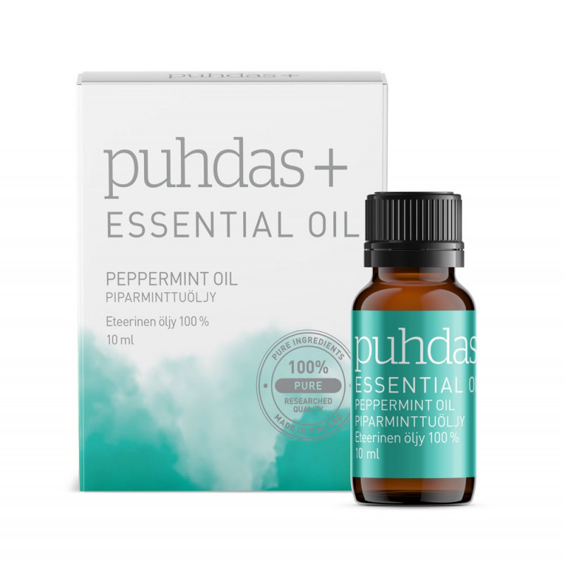 Piparminttuöljy 10 ml, Puhdas+ Piparminttuöljy 10 ml, Puhdas+