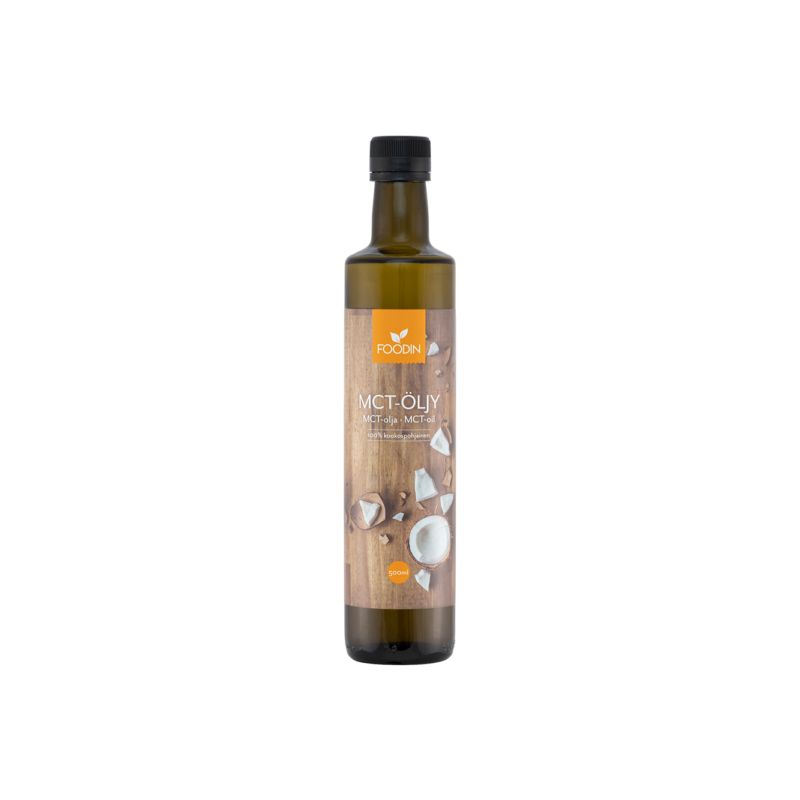 MCT-öljy, 100% kookosöljypohjainen, 250ml