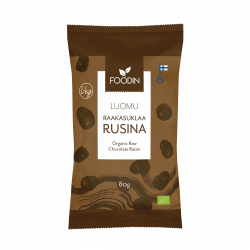 Raakasuklaarusina 80g, Luomu