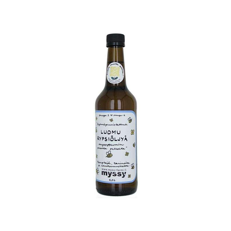 Rypsiöljy, Luomu, Myssyfarmi 500ml