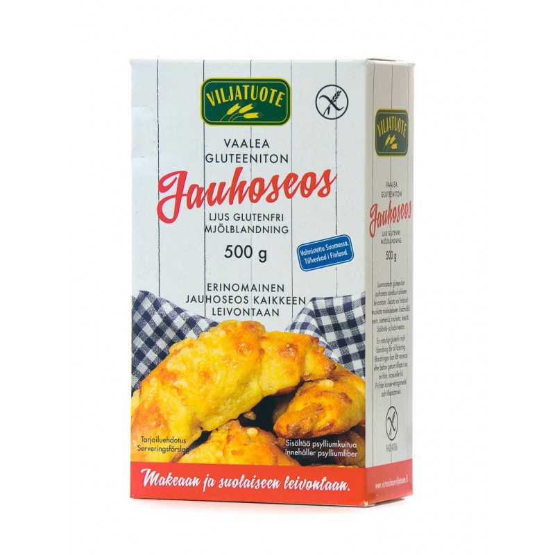 Vaalea Gluteeniton Jauhoseos, 500g Vaalea Gluteeniton Jauhoseos, 500g