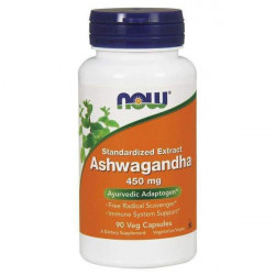 NOW Foods Ashwagandha 450mg, 90 kaps