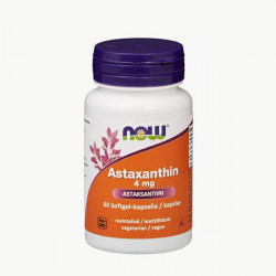 NOW Foods Astaxanthin 4mg, 60 kaps