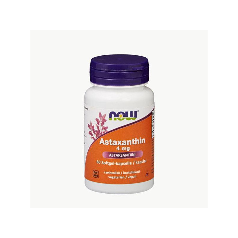 NOW Foods Astaxanthin 4 mg, 60 kaps
