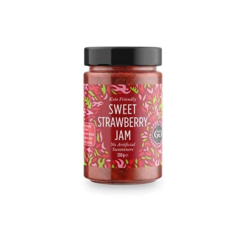 Mansikkahillo, keto 330 g, Good Good Mansikkahillo, keto 330 g, Good Good