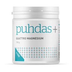 Quattro magnesium jauhe 150 g, Puhdas+