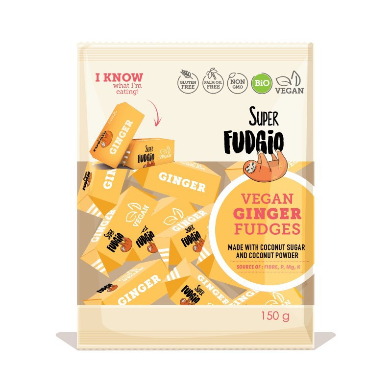 Inkiväärifudge 150 g, Super Fudgio Inkiväärifudge 150 g, Super Fudgio