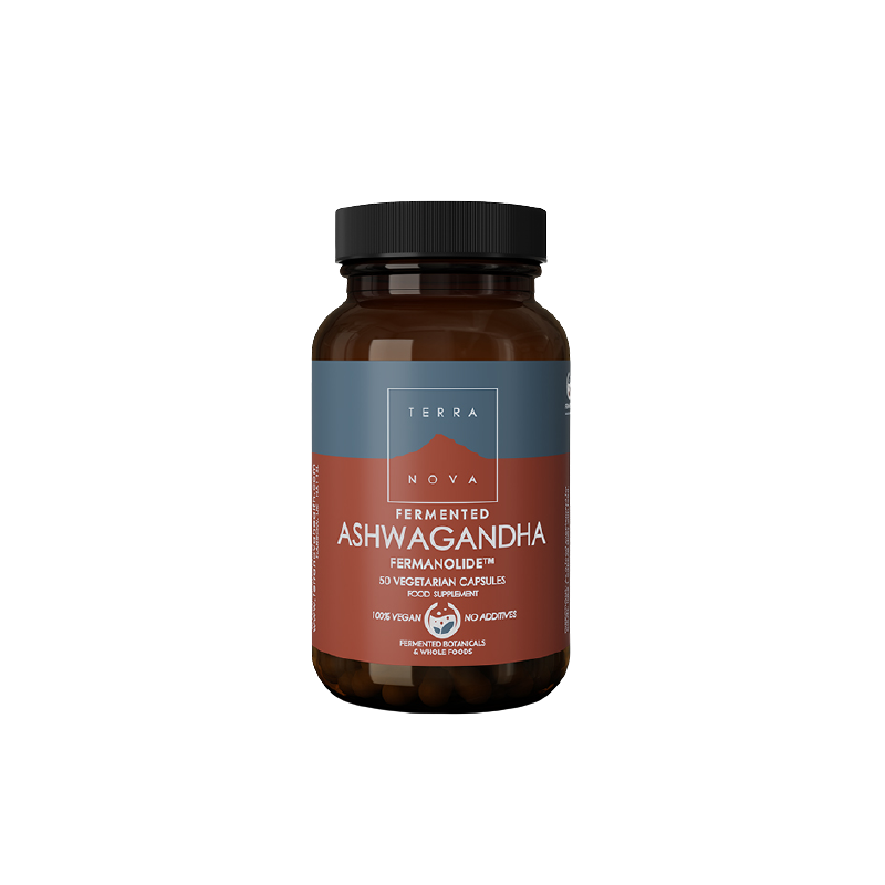 Fermentoitu Ashwagandha, Terranova 50 kaps Fermentoitu Ashwagandha, Terranova 50 kaps
