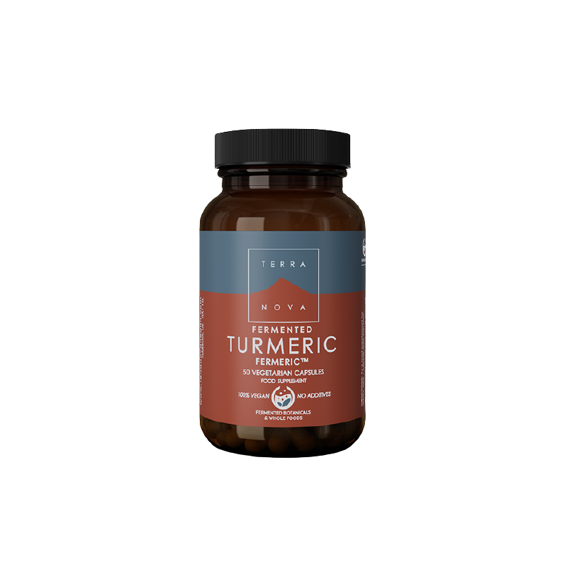 Fermentoitu Kurkuma, Terranova 50 kaps Fermentoitu Kurkuma, Terranova 50 kaps