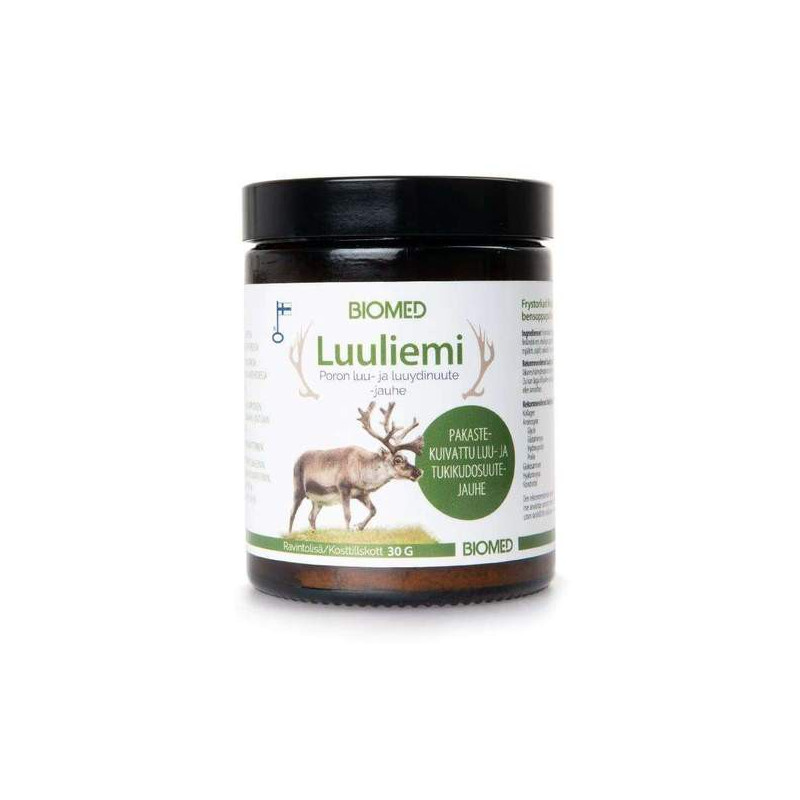 Reindeer Bone Broth Pulver 30 g, Biomed