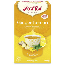 Inkivääri-sitruunatee 17 kpl, YogiTea