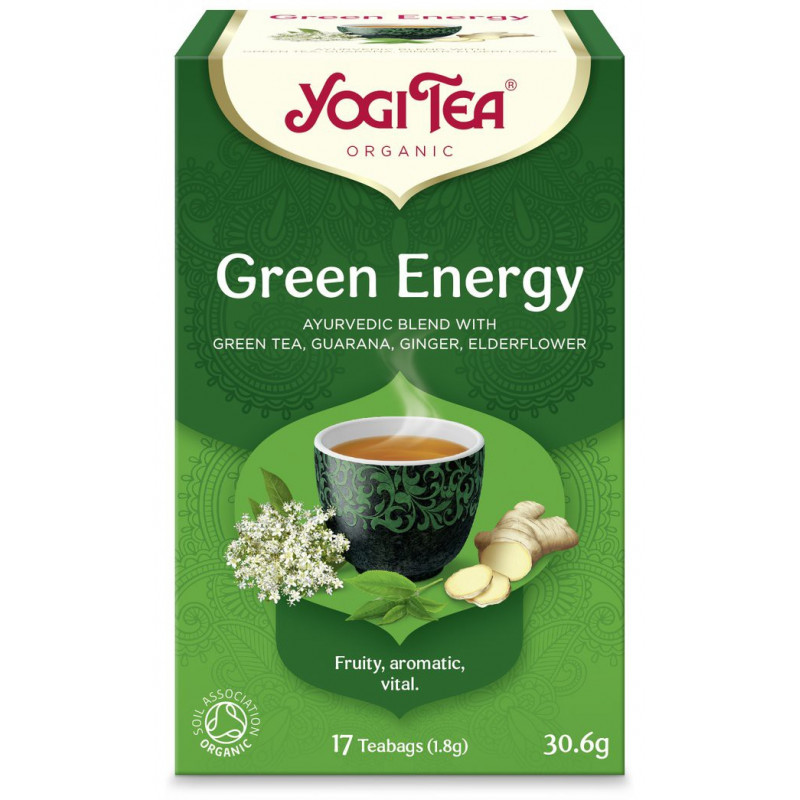 Green Energy tee 17 kpl, YogiTea Green Energy tee 17 kpl, YogiTea