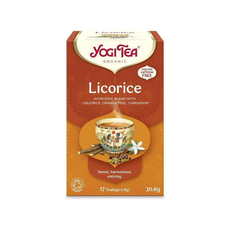 Lakritsitee 17 kpl, YogiTea Lakritsitee 17 kpl, YogiTea