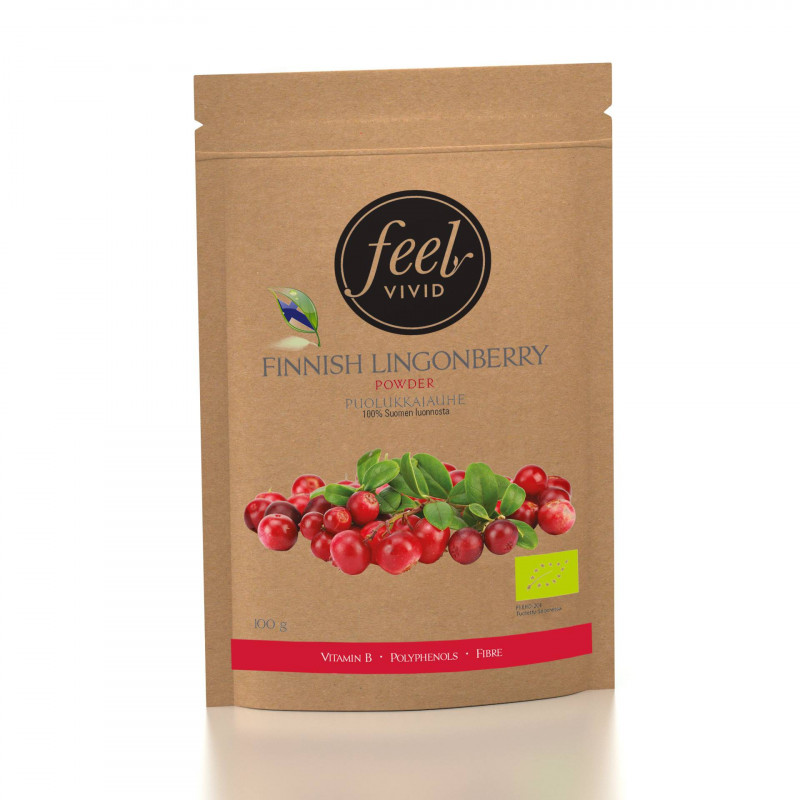 Lingonpulver 100 g, Ekologisk