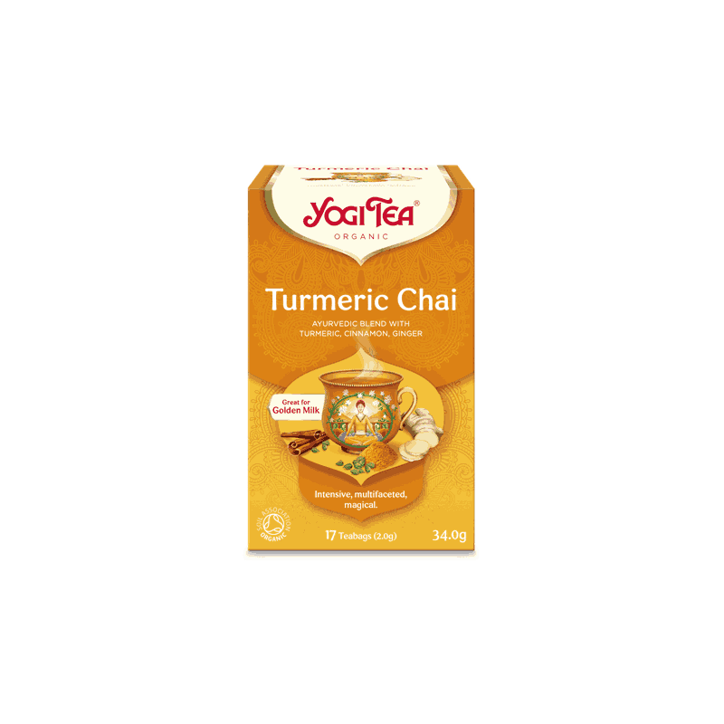Kurkuma Chai tee 17 kpl, YogiTea Kurkuma Chai tee 17 kpl, YogiTea