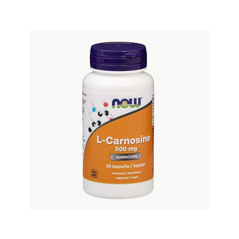 NOW Foods L-Carnosine 500mg, 50 kaps