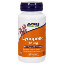 NOW Foods Lycopene 10mg, 60 kaps