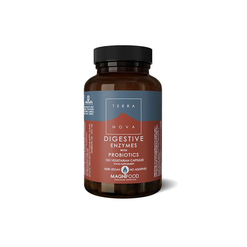 Digestive Enzymes & Probiotics Complex, Terranova 50 kaps Digestive Enzymes & Probiotics Complex, Terranova 50 kaps