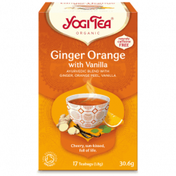 Inkivääri-appelsiini-vaniljatee 17 kpl, YogiTea