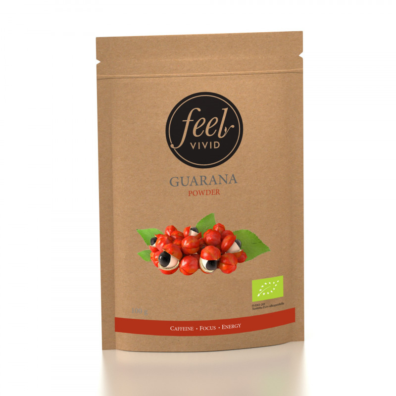 Guarana-jauhe, Luomu 100 g Guarana-jauhe, Luomu 100 g