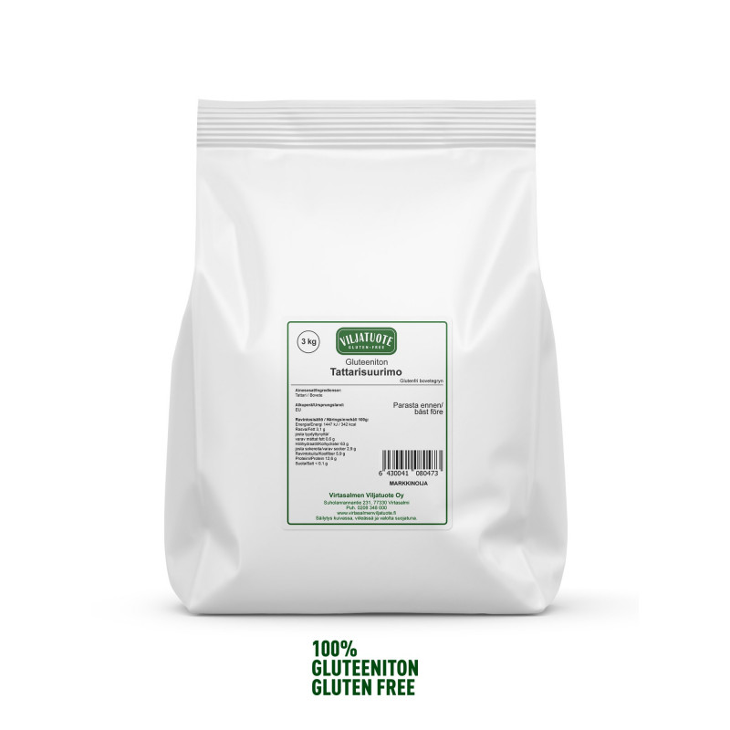 Bovete, Glutenfritt, 3kg
