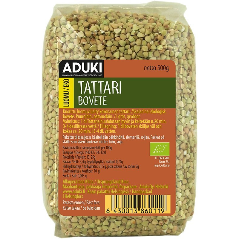 Tattari, Luomu, 500g Tattari, Luomu, 500g