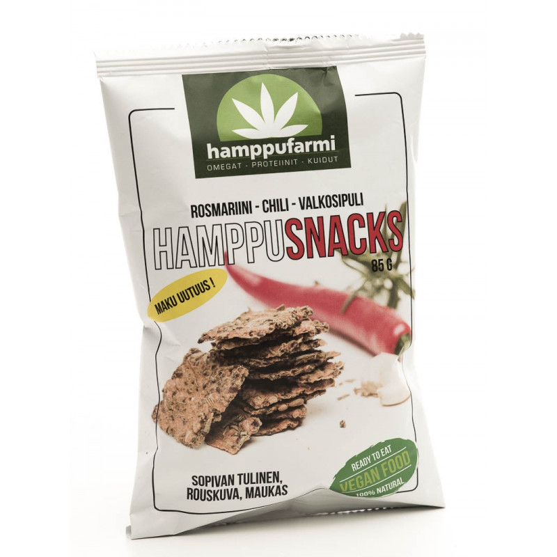 Hamppusnacks, Rosmariini-Chili-Valkosipuli 85g