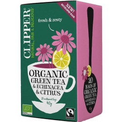 Vihreä tee, echinacea & sitrushedelmät 20 ps, Clipper