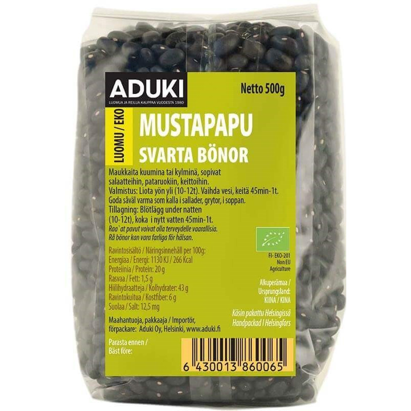 Mustapapu 500 g, Luomu