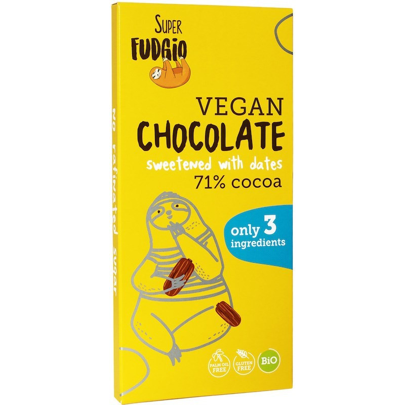 Vegaaninen suklaa 80 g, Super Fudgio Vegaaninen suklaa 80 g, Super Fudgio