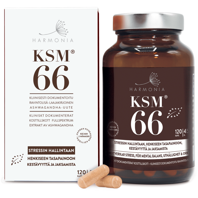 KSM66 - Ashwagandha 120 kaps