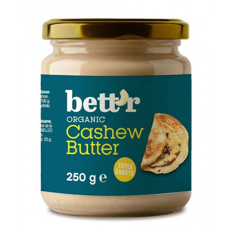 Cashewtahna 250g, Luomu Cashewtahna 250g, Luomu