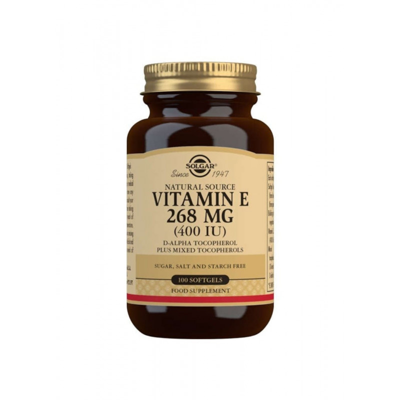 E-vitamiini 268 mg Mixed, Solgar 100 kaps