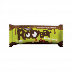 Suklaakuorrutteinen hasselpähkinäpatukka 30g, Roobar