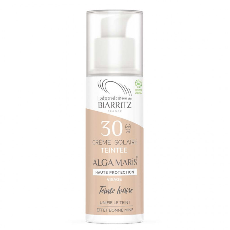 Alga Maris sävyttävä aurinkovoide kasvoille SPF30, Ivory 50ml Alga Maris sävyttävä aurinkovoide kasvoille SPF30, Ivory 50ml