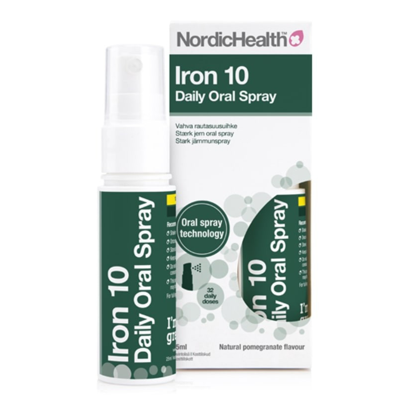 Nordic Health Vahva Rauta -suusuihke 25ml