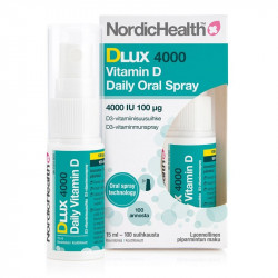 Nordic Health DLux 4000 D3-vitamiini 100ug, 15ml