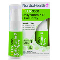 Nordic Health DLux 3000 D3-vitamiini 75ug, 15ml