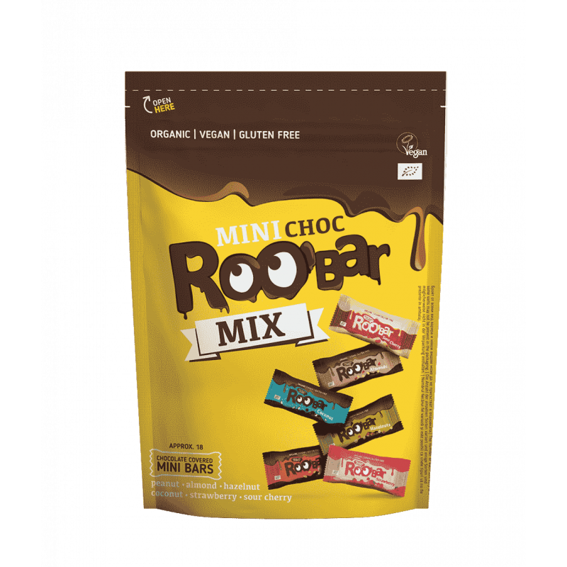 Mini Choco Bars Mix 180g, Roobar