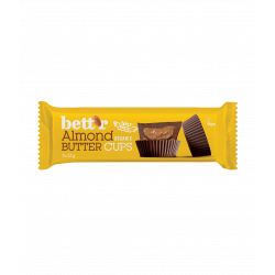 Suklaakupit mantelitäytteellä 39g, Luomu