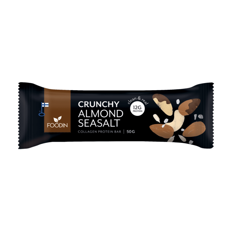 Mandel-hav salt kollagen protein bar 50g