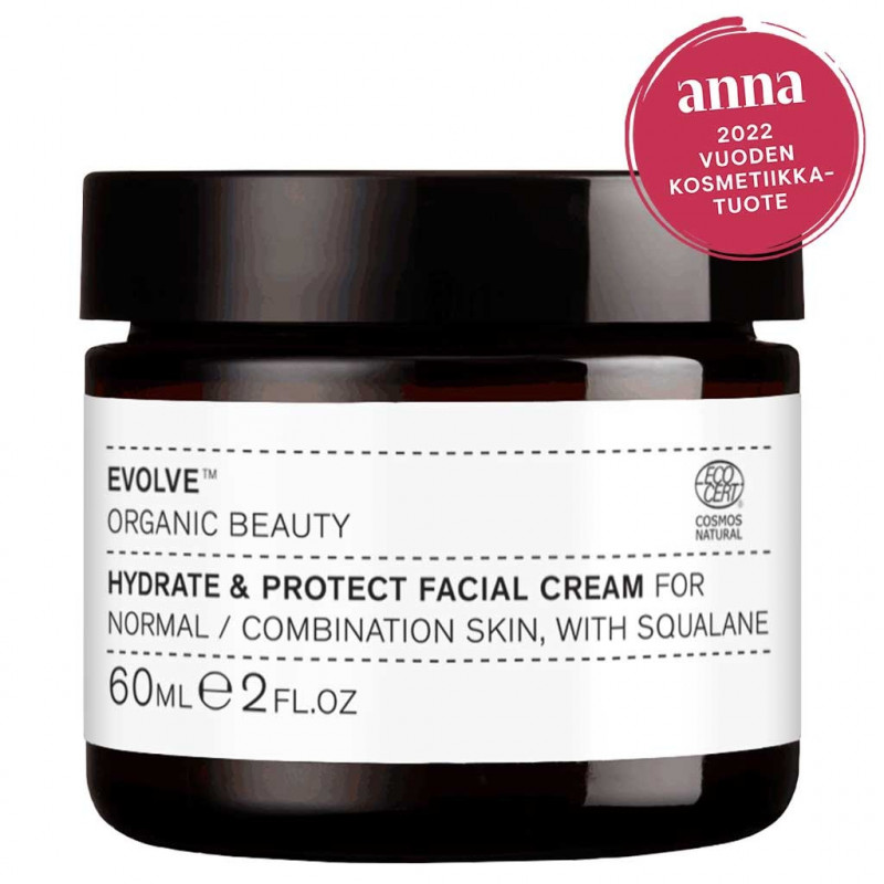 Evolve Hydrate & Protect ansiktskräm 60ml, Evolve Organic Beauty