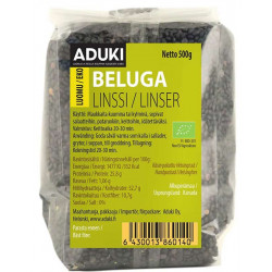 Belugalinssi 500 g, Luomu