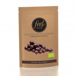 Tummasuklaa Manteli 200g, Luomu