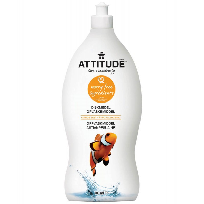Handdiskmedel, citrus 700 ml, Attitude