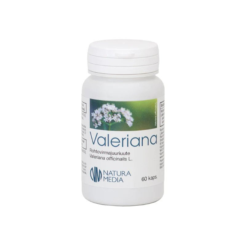 Valeriana, 60 kaps, Natura Media