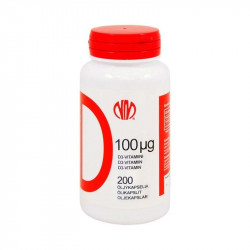 D3-vitamiini 100µg 200 kaps