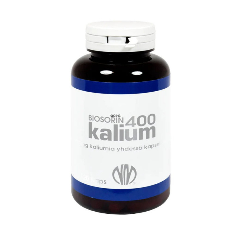 Kalium 400 mg, 120 kaps Kalium 400 mg, 120 kaps